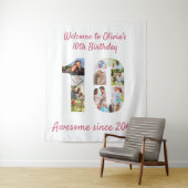 Tenture Fête d'anniversaire des 10 ans Toile de fond pour  (En situation)