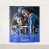 Tenture fête d'anniversaire personnalisation photo collage (Devant)