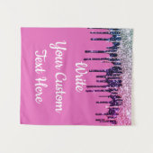 Tenture Fête d'anniversaire Photo Booth Backdrop Sweet 16  (Devant (Horizontal))