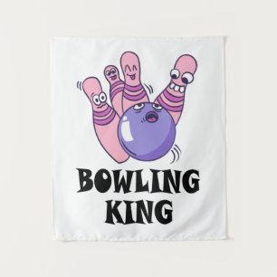 Tenture Fête d'anniversaire pour enfants Bowling King