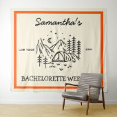 Tenture Fête de Bachelorette de Camping Simple Moderne Nat (En situation (horizontale))