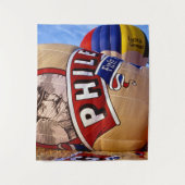 Tenture Fête de ballon à air chaud. (Devant)