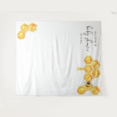 Tenture Fête de bébé abeille mignonne ROMY (Devant (Horizontal))