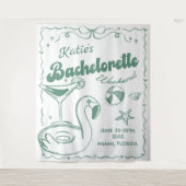 Tenture Fête de Fiançailles sur la Plage Toasd Green (Devant)