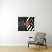 Tenture Fête de fin d'études à l'école des pompiers Bienve (En situation (horizontale))