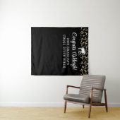 Tenture Fête de graduation moderne arrière-plan Streamers  (En situation (horizontale))