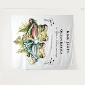 Tenture Fête de jardin décontractée pour les 10 ans de mar (Devant (Horizontal))