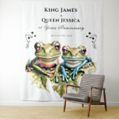 Tenture Fête de jardin décontractée pour les 10 ans de mar (En situation)