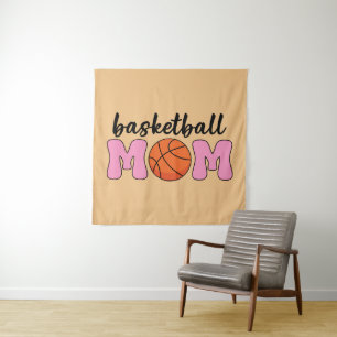 Tenture Fête de la mère mère du basket-ball