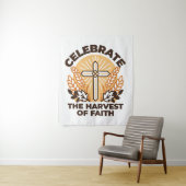 Tenture Fête de la récolte de la foi - Art inspirant (En situation)