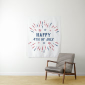 Tenture Fête de l'Indépendance 4 juillet patriotique améri (En situation)
