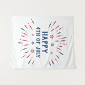 Tenture Fête de l'Indépendance 4 juillet patriotique améri (Devant (Horizontal))