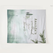 Tenture Fête de Mariage Champêtre dans les Bois (Devant (Horizontal))