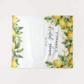 Tenture Fête de mariage Citron et Agrumes (Devant (Horizontal))