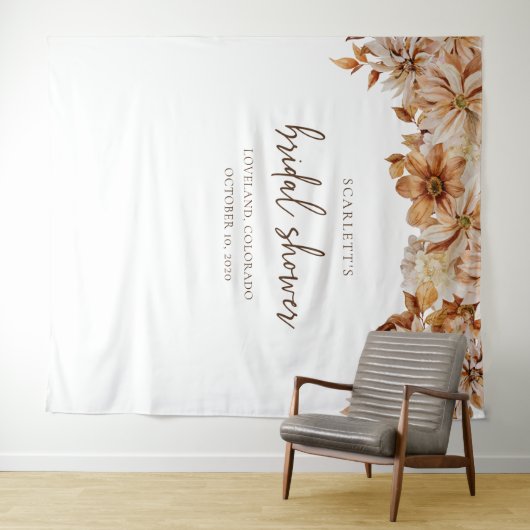 Tenture Fête de mariage d'automne (En situation (horizontale))