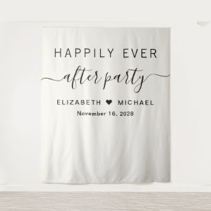 Tenture Fête de mariage décor de fond en crème photo