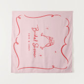 Tenture Fête de mariage moderne élégante naturelle manuscr (Devant (Horizontal))