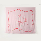 Tenture Fête de mariage moderne élégante naturelle manuscr (Devant (Horizontal))