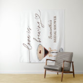 Tenture Fête de Mariée Espresso Martini L'Amour Est Dans L (En situation)