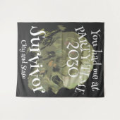 Tenture Fête de Noël 2024 Cocktail Vin Fromage (Devant (Horizontal))