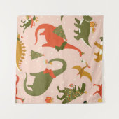 Tenture Fête de Noël Dino : Tree Rex (Devant (Horizontal))