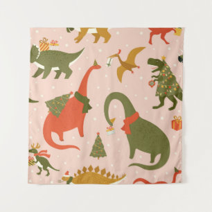 Tenture Fête de Noël Dino : Tree Rex