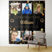 Tenture Fête de remise de diplôme collage photo de diplômé (En situation)