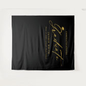 Tenture Fête de remise de diplômes de calligraphie moderne (Devant (Horizontal))