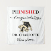 Tenture Fête de remise des diplômes de doctorat (Devant)