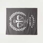 Tenture Fête de remise des diplômes de l'école de droit d' (Devant (Horizontal))