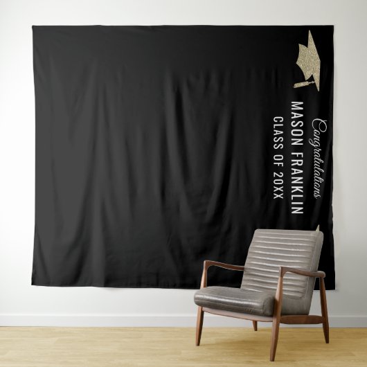 Tenture Fête des diplômes Présentation de photos (En situation (horizontale))