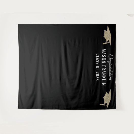 Tenture Fête des diplômes Présentation de photos (Devant (Horizontal))