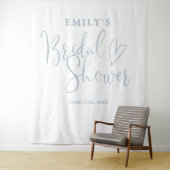 Tenture Fête des mariées bleu foncé - fond photo (En situation)