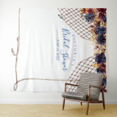 Tenture Fête des mariées Boho Automne - Photo Booth Arrièr (En situation (horizontale))