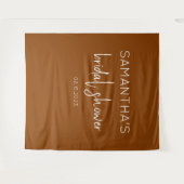 Tenture Fête des mariées Boho Terracotta (Devant (Horizontal))