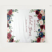 Tenture Fête des mariées Broussaillée de la marine de Bour (Devant (Horizontal))