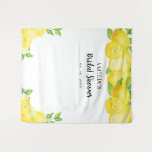 Tenture Fête des mariées Citrus Citron moderne fond (Devant (Horizontal))
