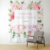 Tenture Fête des mariées d'aquarelle Wild Garden (En situation)