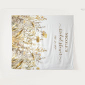 Tenture Fête des mariées d'automne Fleur sauvage d'or (Devant (Horizontal))