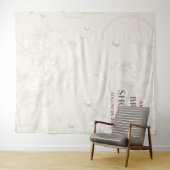 Tenture Fête des mariées de bijoux de perles - Photo Booth (En situation (horizontale))