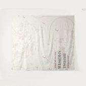 Tenture Fête des mariées de bijoux de perles - Photo Booth (Devant (Horizontal))