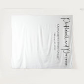 Tenture Fête des mariées de Pickleball & Prosecco (Devant (Horizontal))