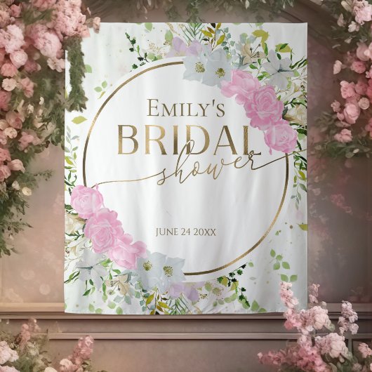 Tenture Fête des mariées de printemps arrière-plan Photo P