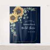 Tenture Fête des mariées de script de tournesol floral Euc (Devant)