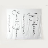 Tenture Fête des mariées de script moderne - Accueil (Devant (Horizontal))