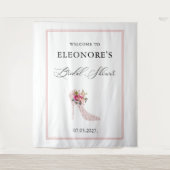 Tenture Fête des mariées de talons hauts roses (Devant)