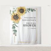 Tenture Fête des mariées de tournesol floral Eucalyptus fo (Devant)