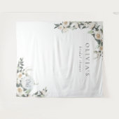 Tenture Fête des mariées de verdure Citrouille blanche fon (Devant (Horizontal))