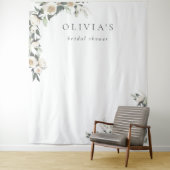 Tenture Fête des mariées de verdure Citrouille blanche fon (En situation)