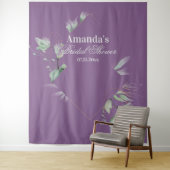 Tenture Fête des mariées de verdure Lavande arrière-plan p (En situation)